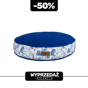 niebieska pufa dla psa azowian