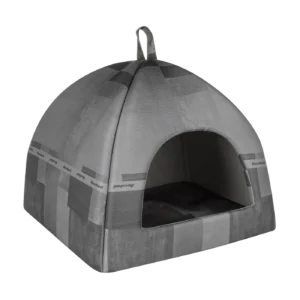 budka dla psa loft szara