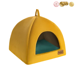 budka dla psa miodowa