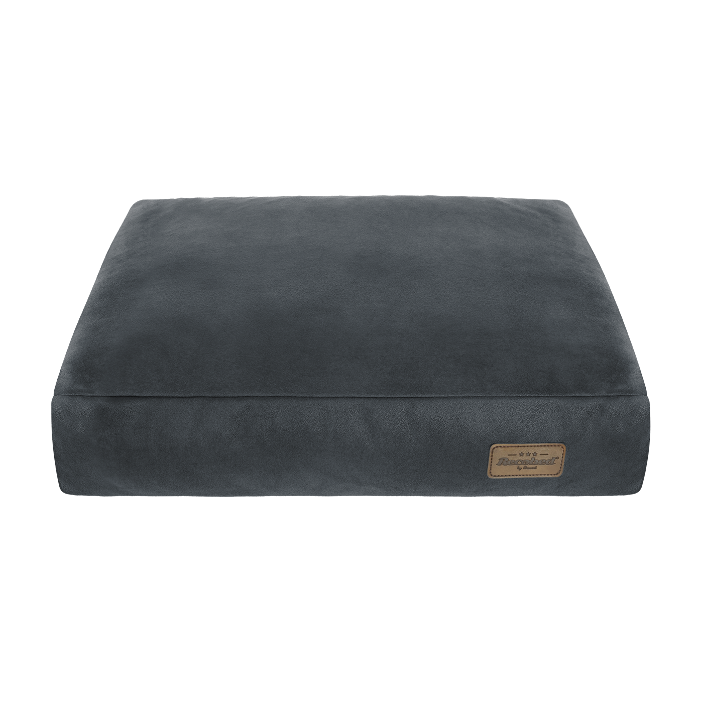 mata dla psa welur plus szara